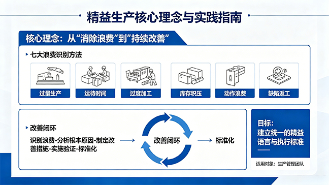 精益生产的核心理念：从“消除浪费”到“持续改善”